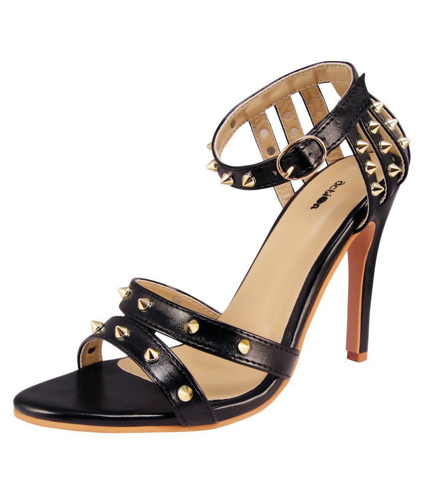 Action Gold Stiletto Heels Price in India- Buy Action Gold Stiletto ...