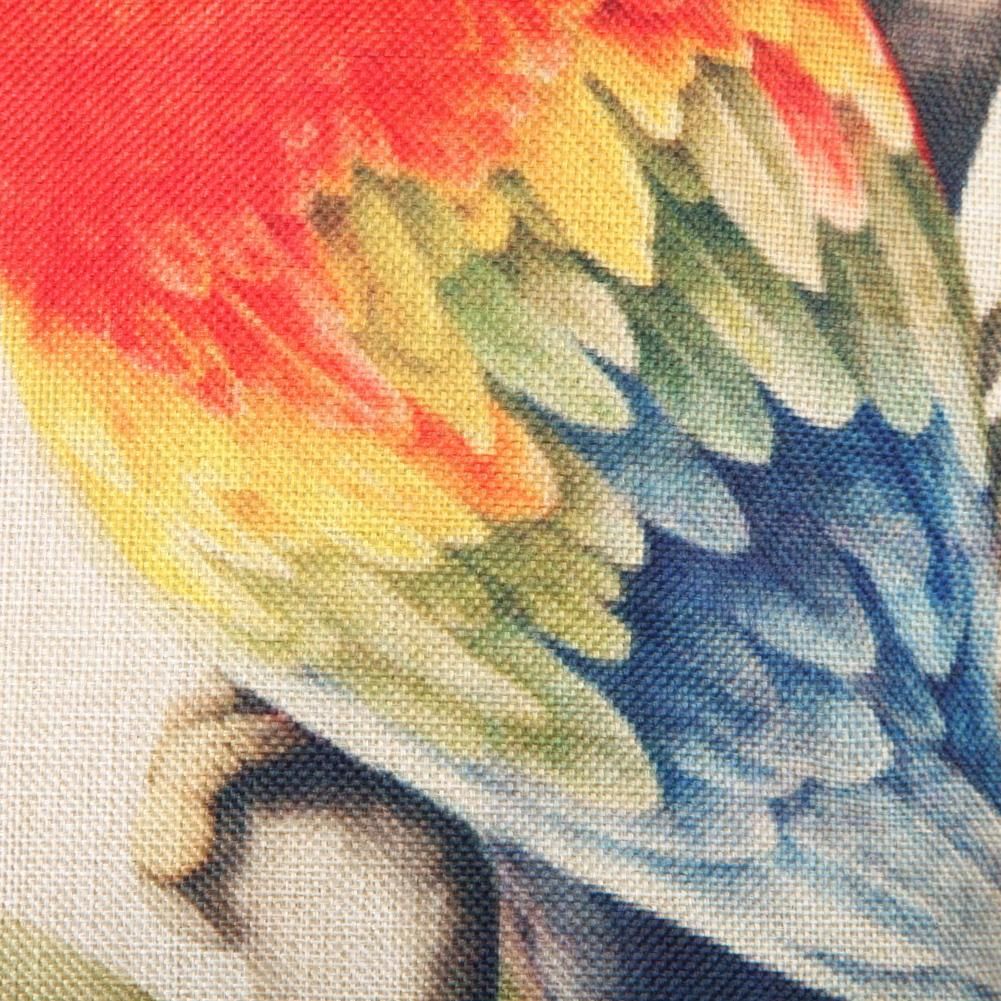 Creative Parrot Pattern Cotton Pillow Cover Pillow Cushion Cover