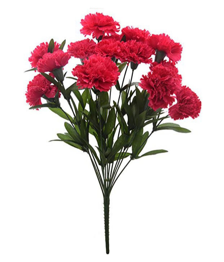 fns store Carnations Pink Artificial Flowers Bunch - Pack of 2: Buy fns ...