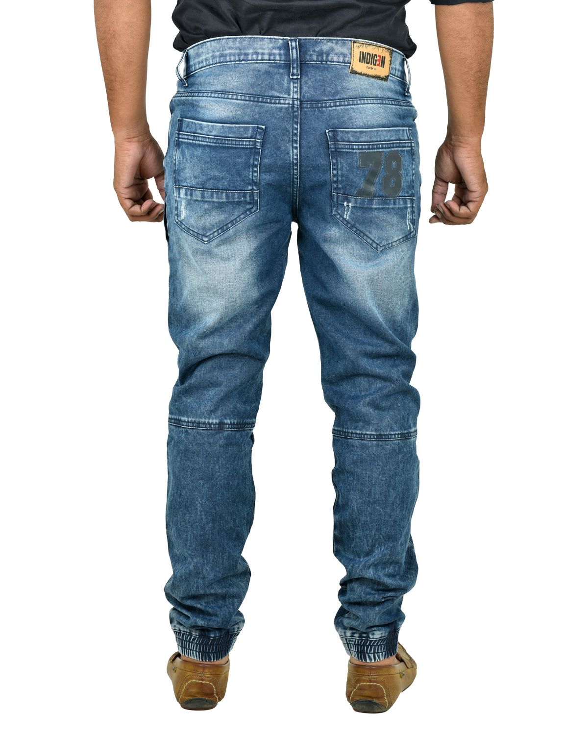 dark blue slim jeans