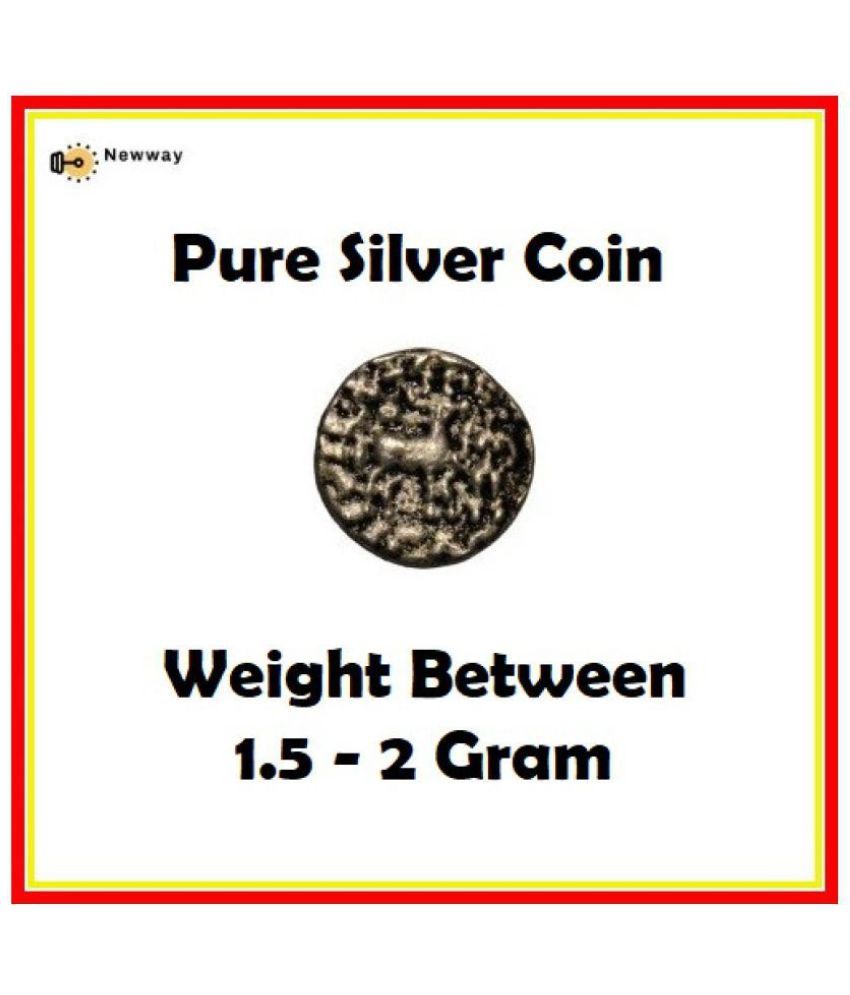     			(100%Pure Silver Coin) 1 Drachm - (1st Centenary BCE ) Great Kingof Amoghabhuti Kuninda Kingdom Rare Coin