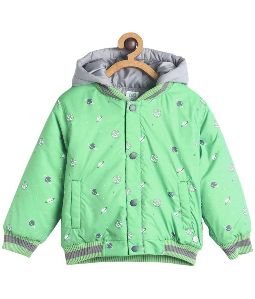     			MINI KLUB Green Jacket For Baby Boy