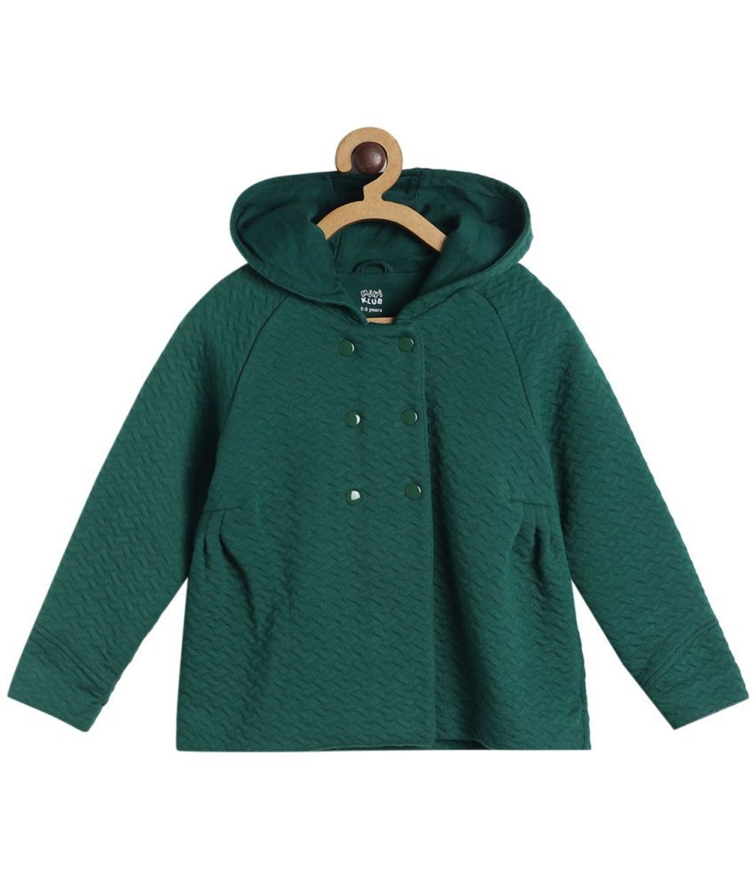     			MINI KLUB Green Jacket For Baby Girl