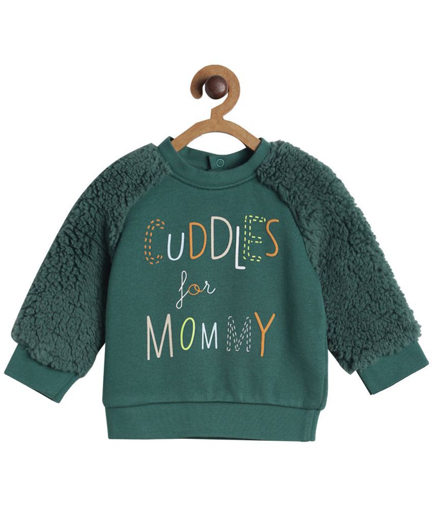     			MINI KLUB Green Sweatshirt For Baby Boy