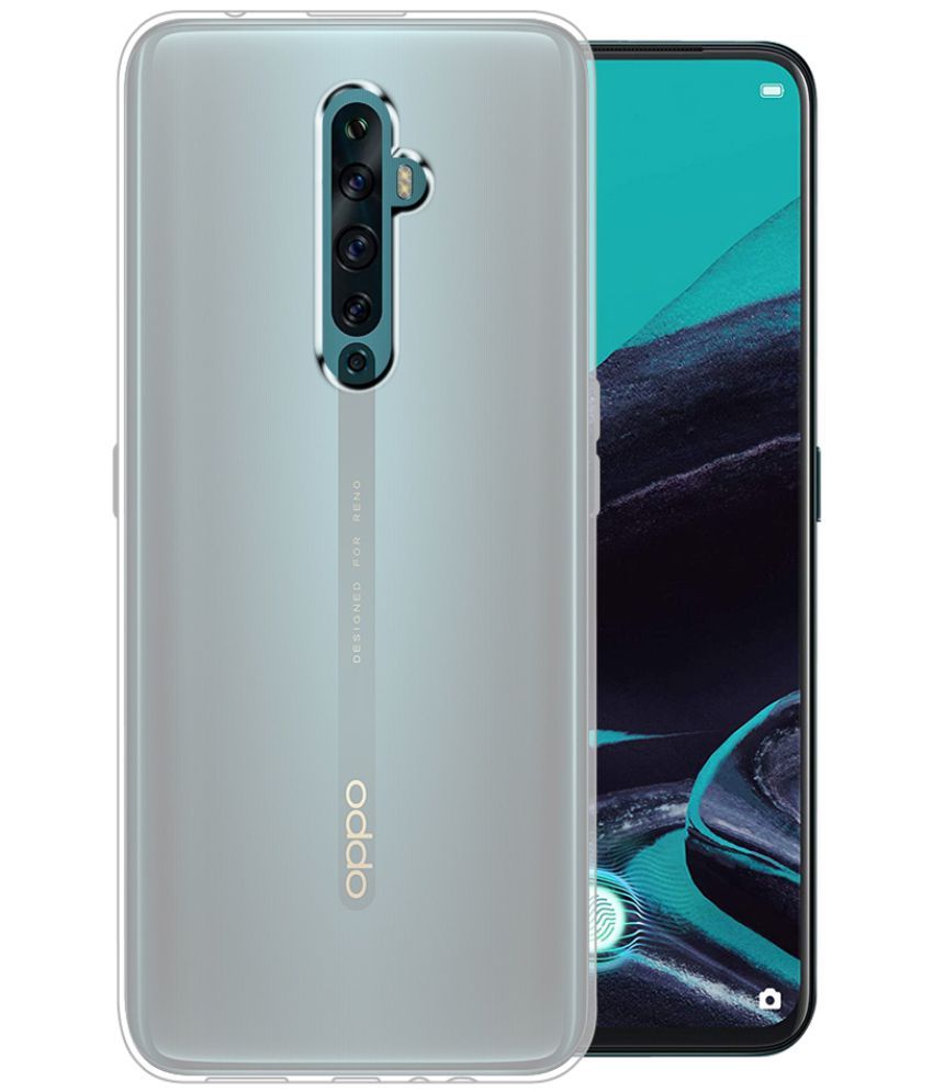     			Fashionury Transparent Plain Cases For Oppo Reno 2F -