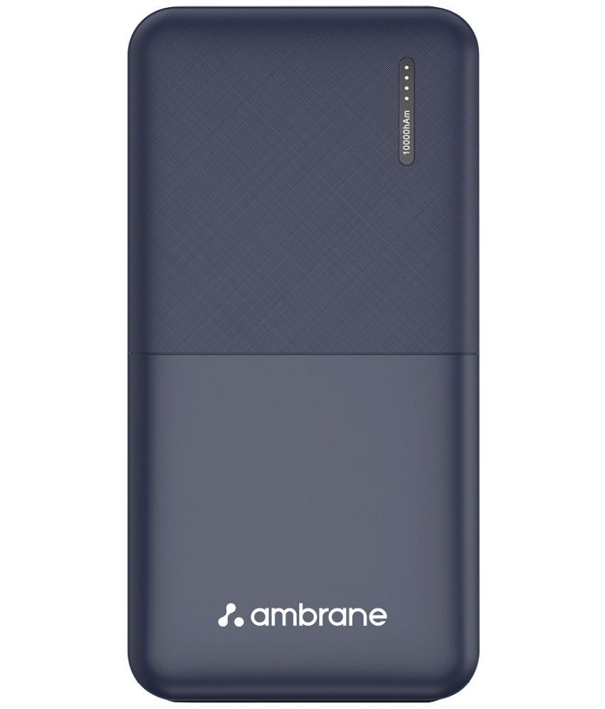 Ambrane PP-111 10000 -mAh Li-Polymer Power Bank White