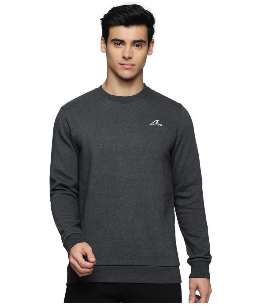     			Alcis Charcoal Cotton Sweatshirt