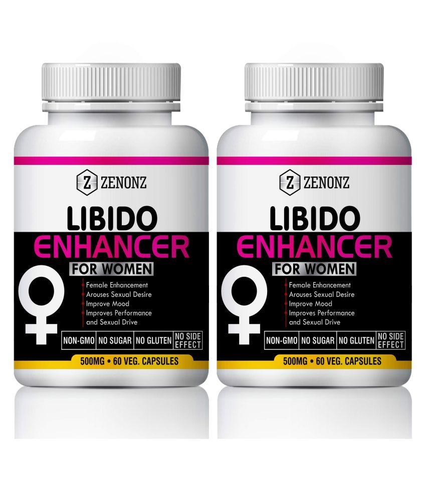     			Libido Enhancer For Women Herbal Capsules, Premium Libido Enhancer for Stamina & Time Increase, Veg (Pack of 2) ( 500mg) (120 No)