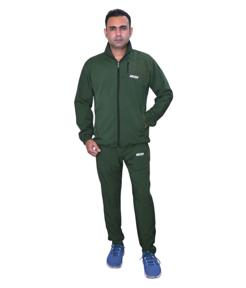 dark green tracksuit mens