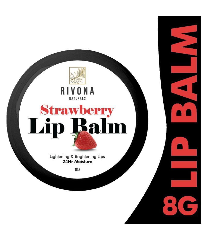 RIVONA NATURALS Strawberry Lip Scrub for  Dark Lips Microfoliant 22 gm