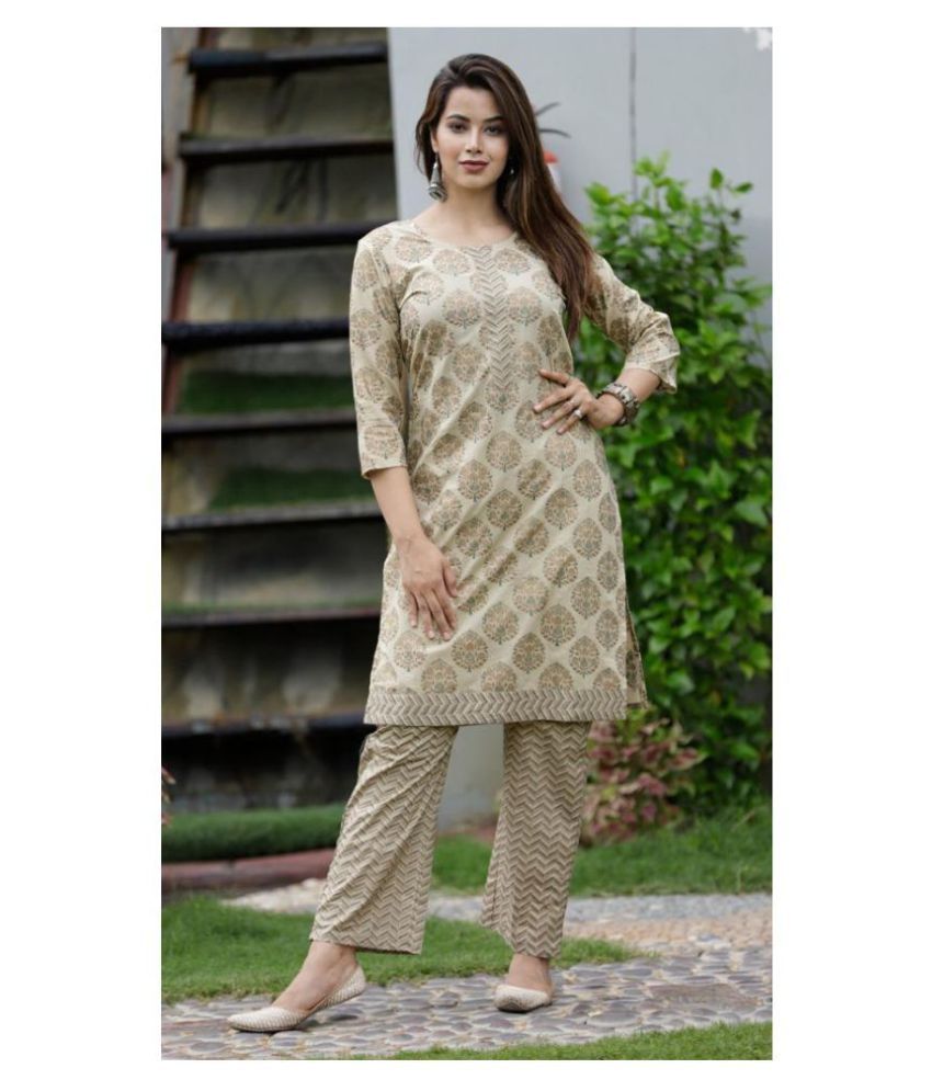 snapdeal kurti pant set