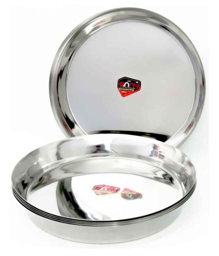 Anny Kitchenware 6 Pcs Stainless Steel Full Plate Buy Online at Best