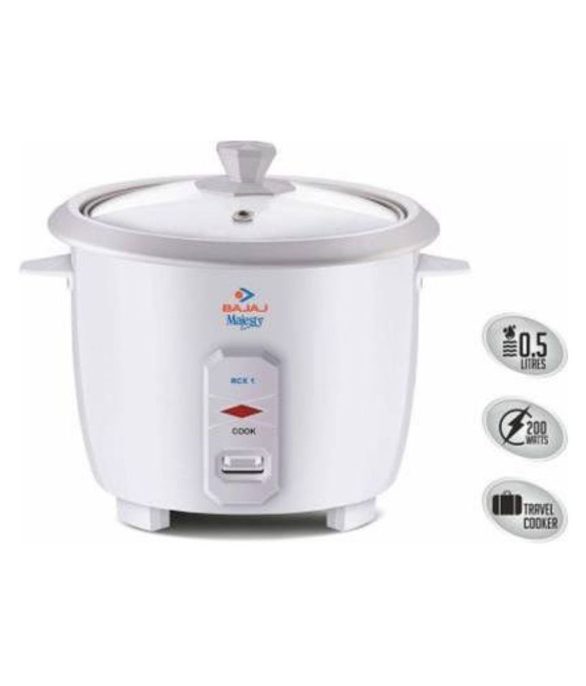 Bajaj RCX1 0.5 Ltr Rice Cookers Price in India Buy Bajaj RCX1 0.5 Ltr