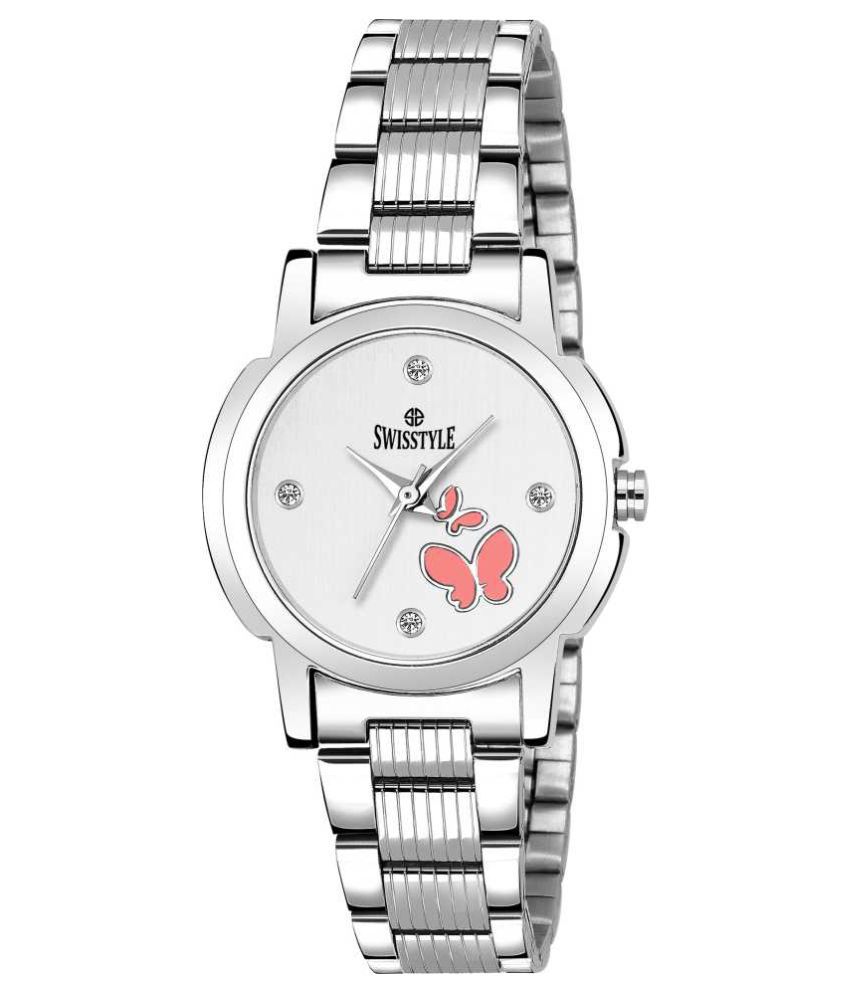     			Swisstyle - Silver Stainless Steel Analog Womens Watch