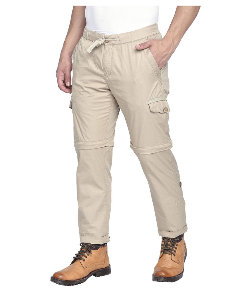 mens cargos beige