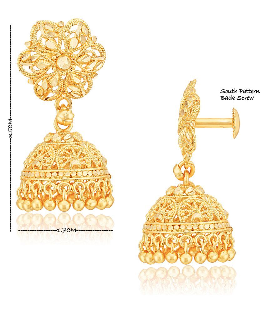 traditional wedding jhumka earrings