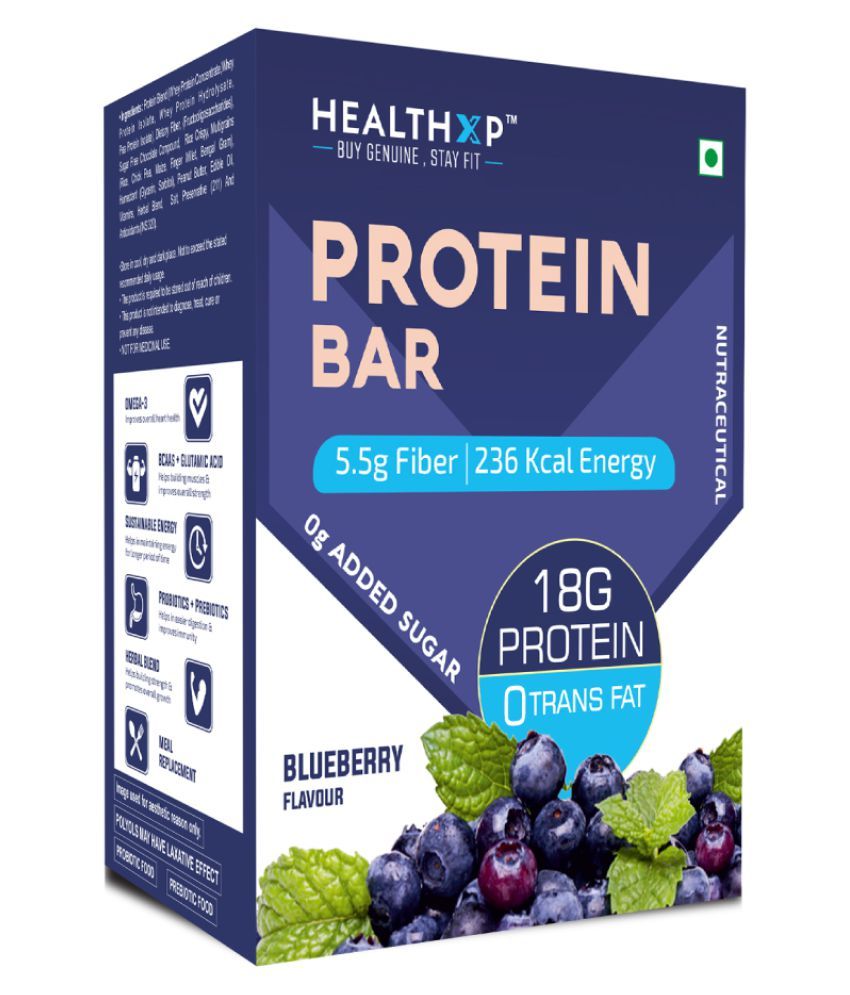 HealthXP ( 18g Protein ) Pack of 6 Protein Bar - 60 g: Buy HealthXP ...