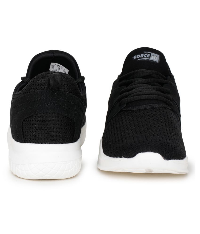 liberty black sports shoes