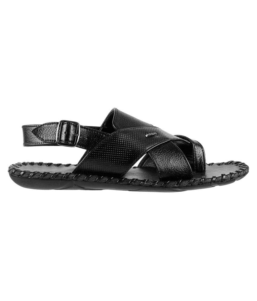 mochi black sandals