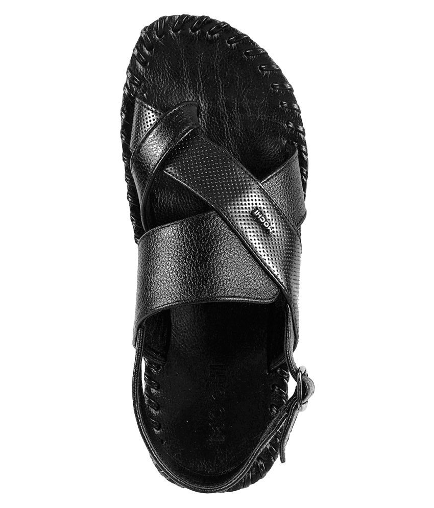 mochi black sandals