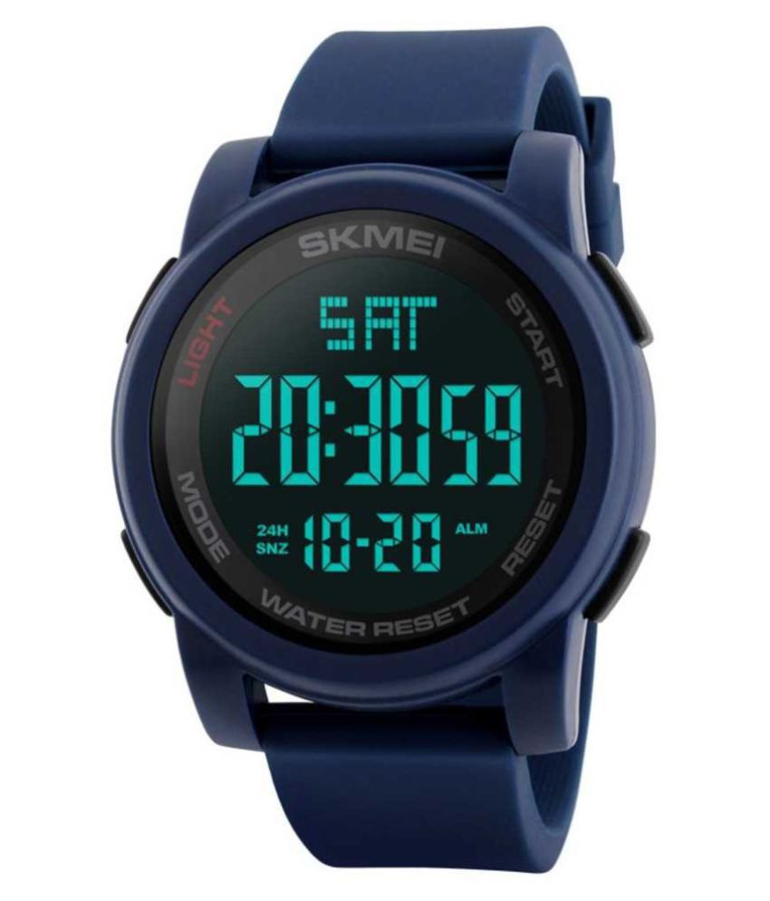 Skmei 1257 Blue Resin Digital Men's Watch