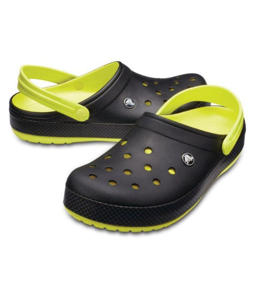 Crocs Black Croslite Floater Sandals - Buy Crocs Black Croslite Floater