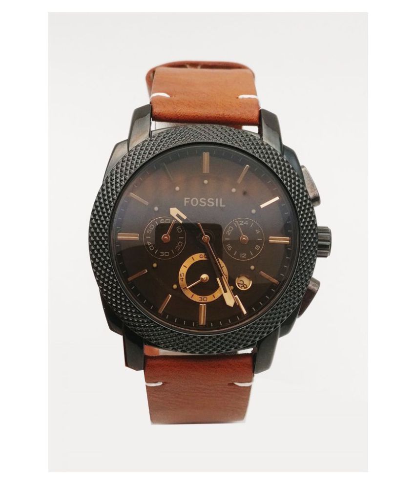Ticker fs-7070 Leather Chronograph Men 