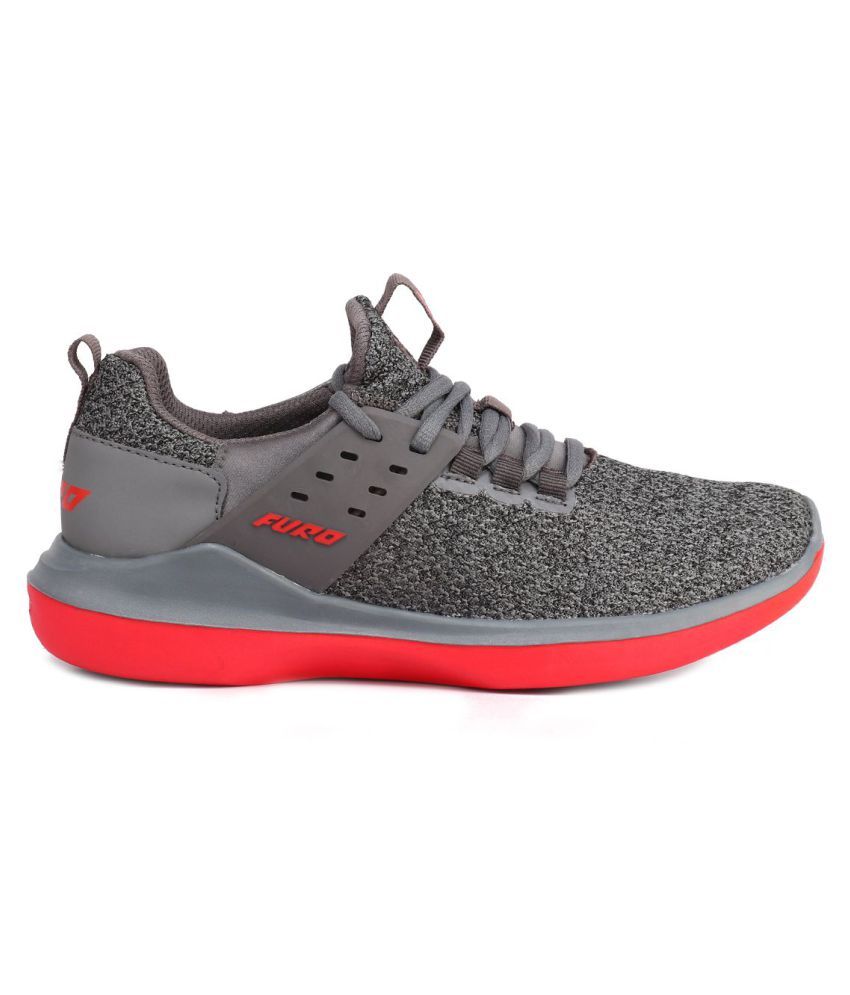 FURO Grey Men's Sports Running Shoes 