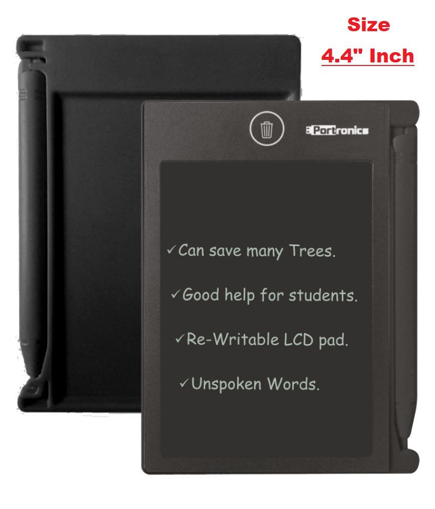     			Portronics POR-059 Portable RuffPad E-Writer 11.17cm (4.4") LCD Writing Pad