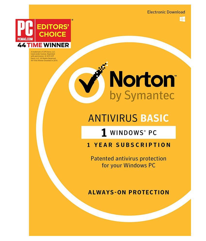 Norton Antivirus Latest Version ( 1 PC / 1 Year ) - Activation Code