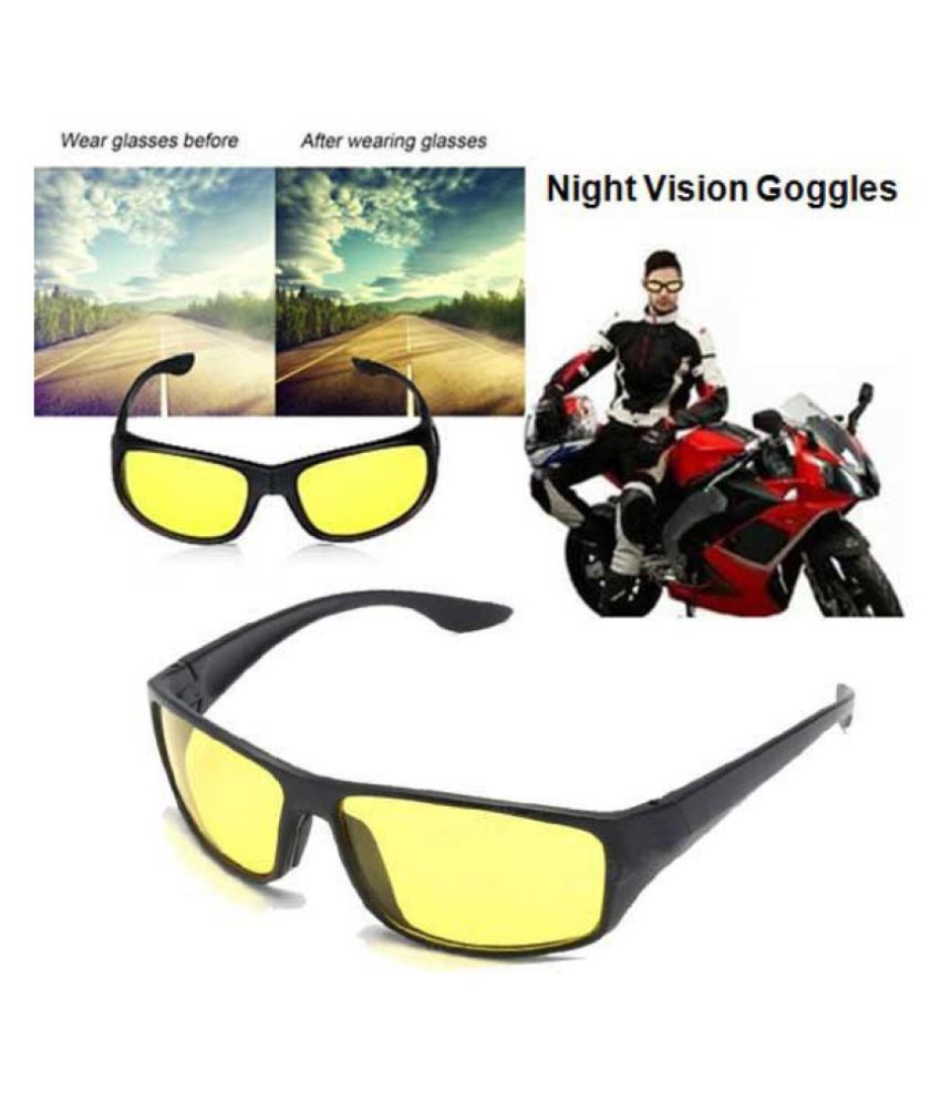 Night Vision Super Clear Helmet Glass ( Night Vision Driving Glasses ...