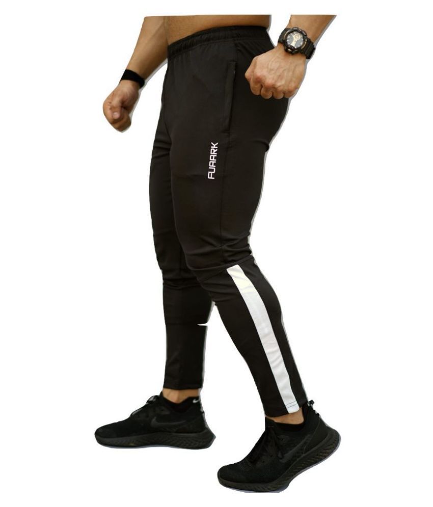 Fuaark Black Training Tracks Pants ,Gym Track pants For Men,Sports ...