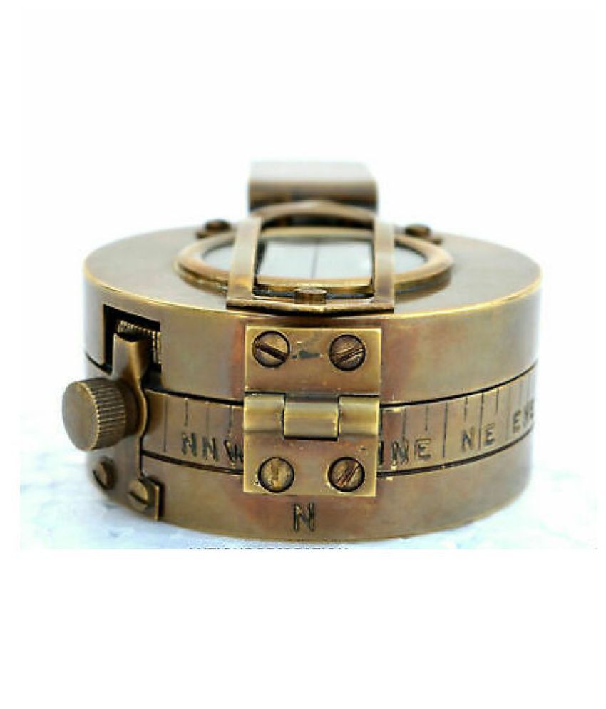 Nautical Brass Military Vintage Collectible Decor Antique Compass Replica Gift 