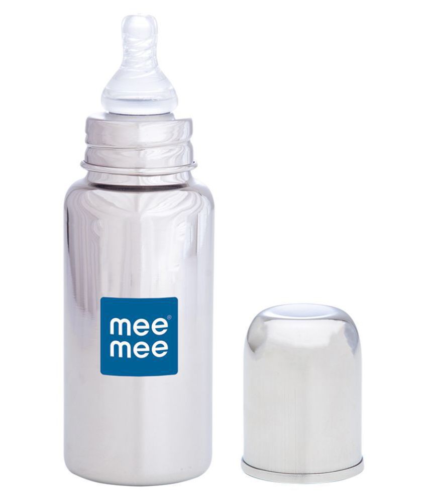     			Mee Mee - Silver 240 ml Feeding Bottle (Pack of 1)