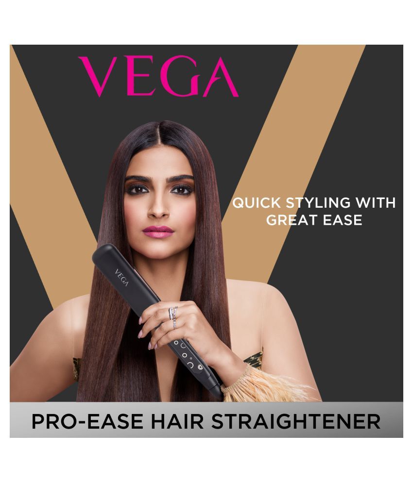 VEGA ProEase Hair Straightener ( Black ) Price in India Buy VEGA Pro