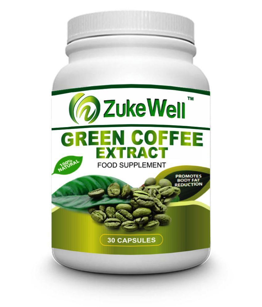 zukewell Green Coffee Beans Extract for Weight Loss 500 mg Fat Burner