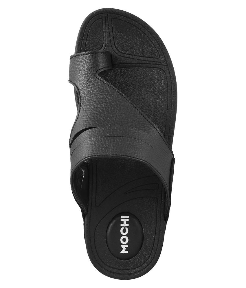 Mochi Black Daily Slippers Price in India- Buy Mochi Black Daily Slippers Online at Snapdeal