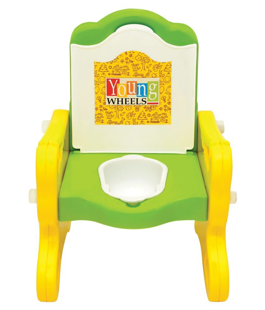 Young Wheels Green Plastic Potty Chair Buy Young Wheels Green Plastic