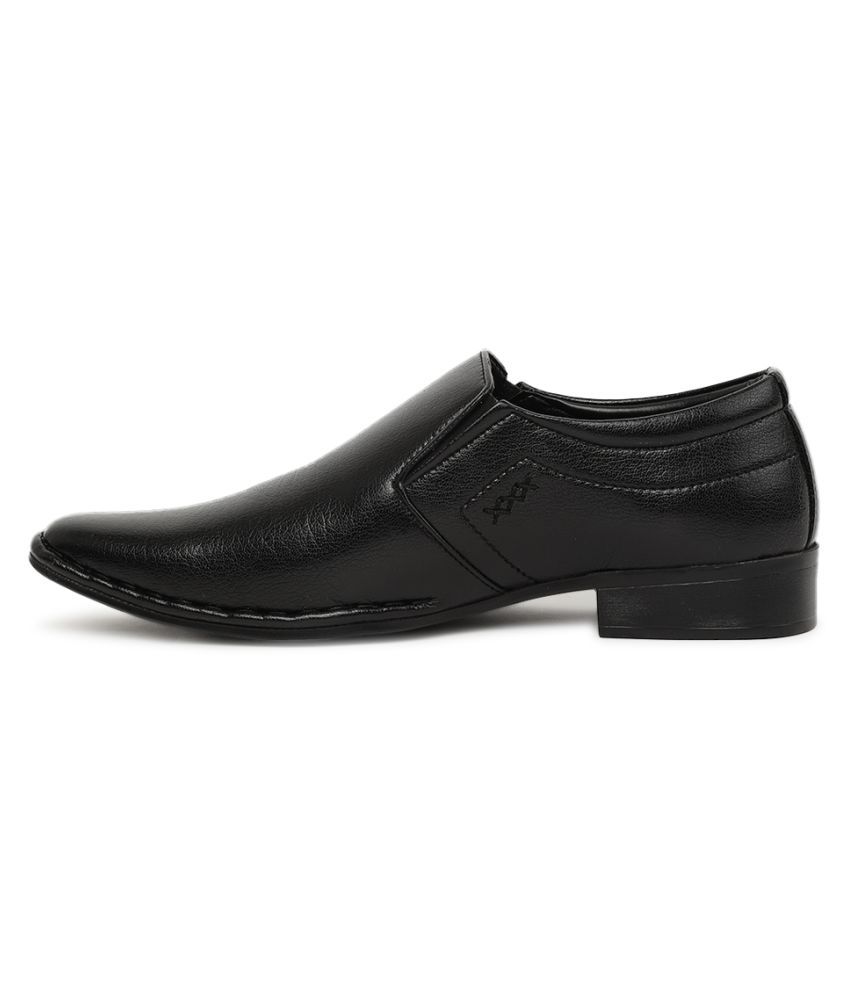 Paragon Office Artificial Leather Black Formal Shoes Price in India ...