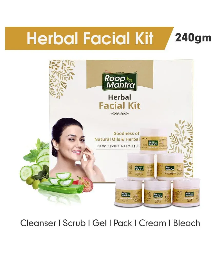 Roop Mantra Herbal Facial Kit 240gm g Buy Roop Mantra Herbal