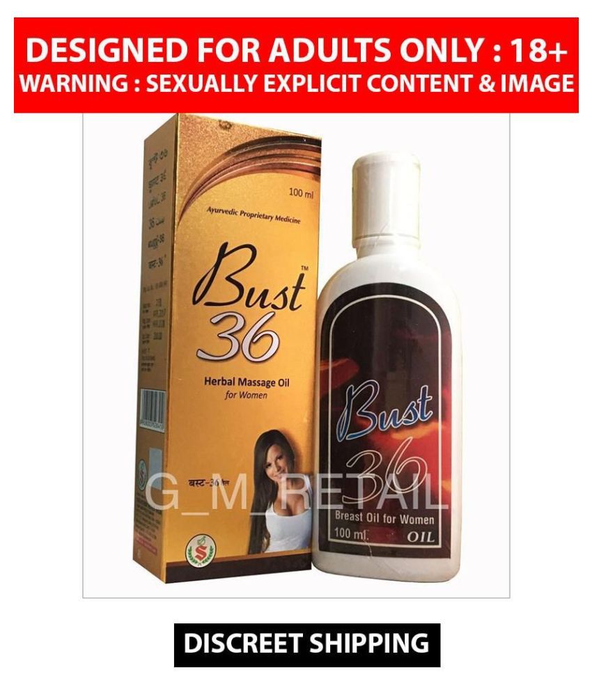 Cackle's Bust 36 Breast Ayurvedic Massage Oil For Women 100ml Pack of 3