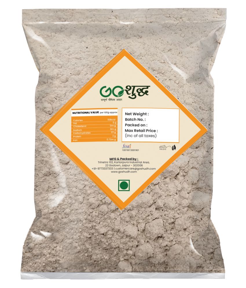 Goshudh Premium Quality Barley Atta/Flour 1000 Gm: Buy Goshudh Premium ...