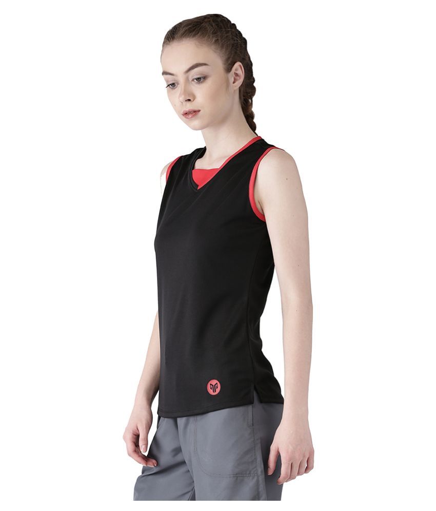 Buy 2go Black Polyester Tank Tops Online at Best Prices in India - Snapdeal