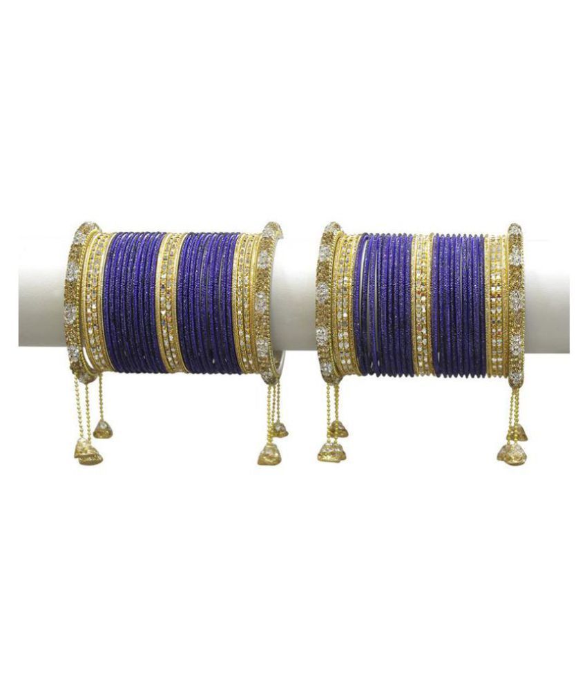 navy blue colour bangles