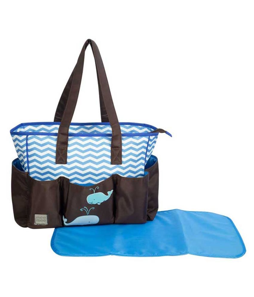 Mee Mee Multi Colour Polyester Diaper Bag 45 cm