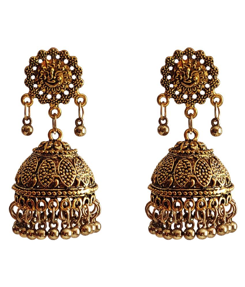 UTexcel Latest Design oxidised gold plated zumka earing for girl and ...