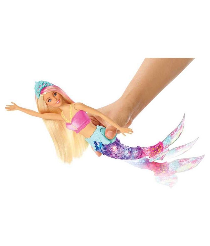 barbie dreamtopia rainbow lights mermaid doll blonde