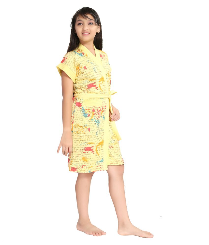 Be You Single Small Bathrobe Yellow Buy Be You Single Small Bathrobe Yellow Online at Low