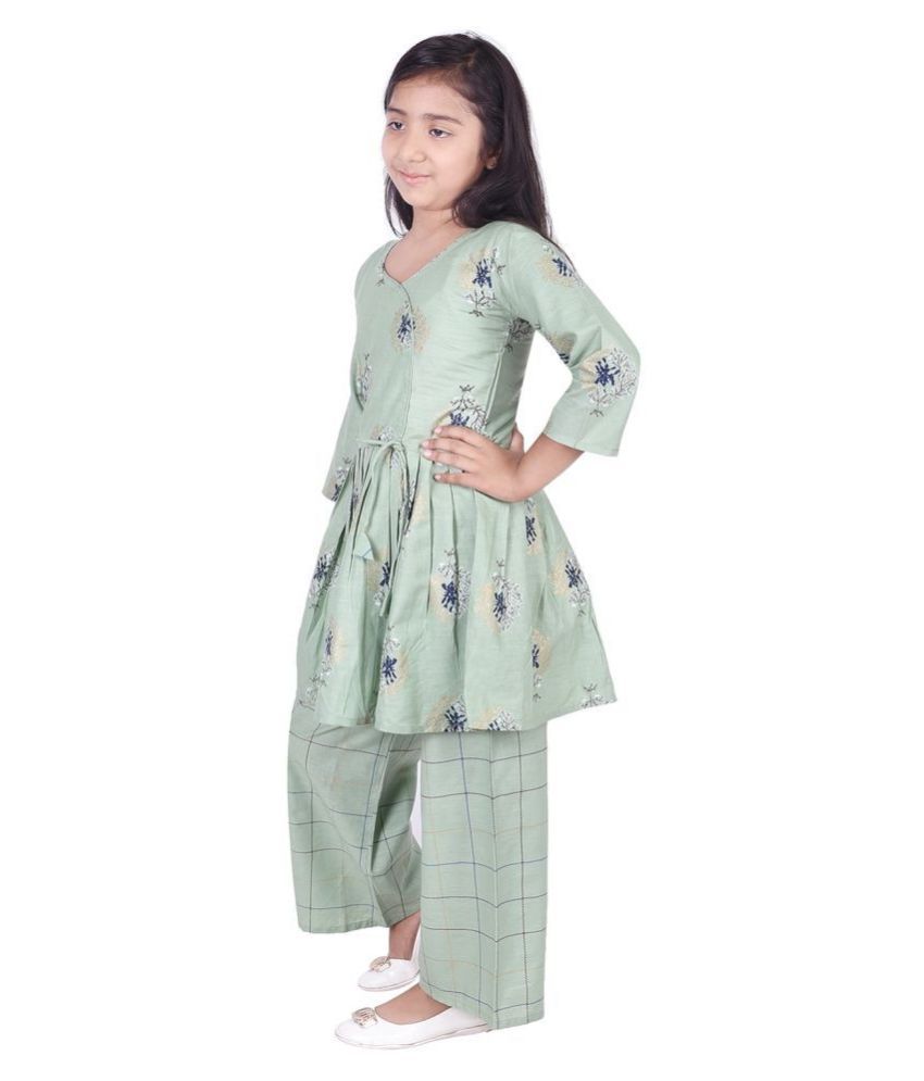 snapdeal kurti plazo set