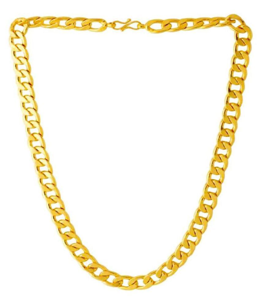     			steorra jewels Gold Plated Chain ( Set of 1 )